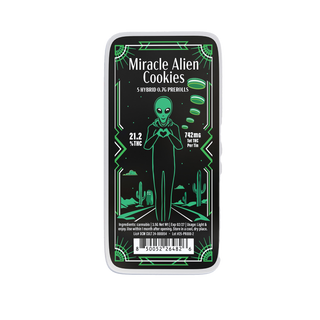 MAC (Miracle Alien Cookies) 5-Pack Prerolls (.7G ea)